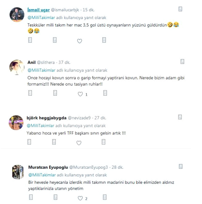 Arnavutluk'a yenilen Millîler, sosyal medyada dalga konusu oldu